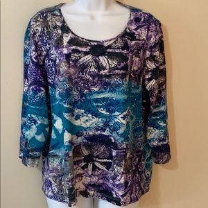 Women’s Chicos size 2/large cotton blouse